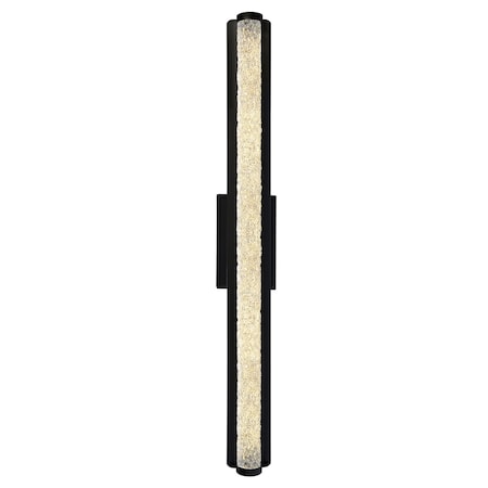 Cwi Lighting Fiji Integrated LED Black Outdoor Wall Light 1702W24-101